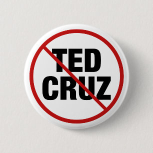 Macaron Rond 5 Cm Politique anti Ted Cruz