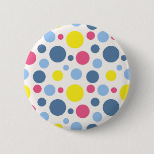 Macaron Rond 5 Cm Polka dot
