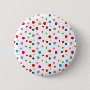 Macaron Rond 5 Cm Polka dot