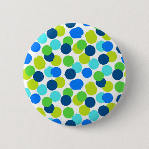 Macaron Rond 5 Cm Polka dot