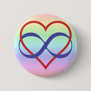 Macaron Rond 5 Cm Poly insigne étrange