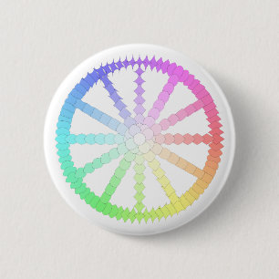 Macaron Rond 5 Cm polygon evolution wheel geometry
