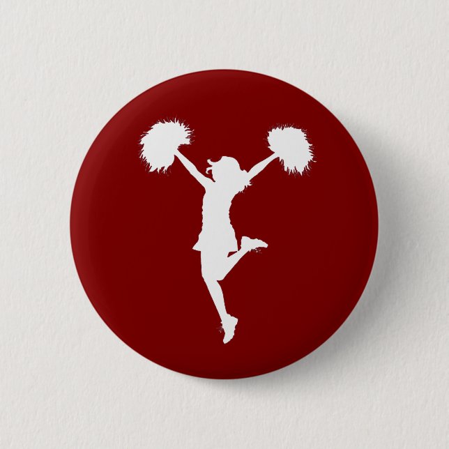 Macaron Rond 5 Cm Pom-pom girl Cheerleading l'art d'ensemble par Al (Devant)