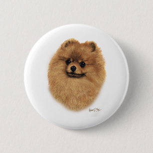 Macaron Rond 5 Cm Pomeranian
