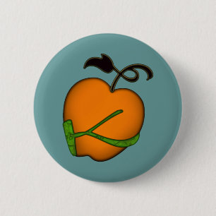 Macaron Rond 5 Cm Pomme dorée d'Eris