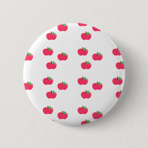 Macaron Rond 5 Cm pomme pommes fruit nourriture vigne personnaliser