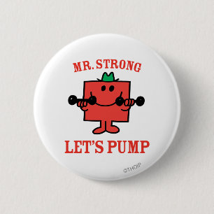 Macaron Rond 5 Cm Pompage De Fer Avec M. Strong