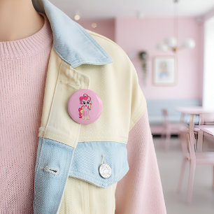 Macaron Rond 5 Cm Poney