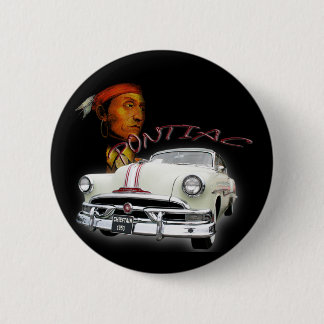 Macaron Rond 5 Cm Pontiac Chieftain 1953