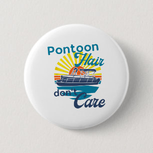 Macaron Rond 5 Cm Pontoon Cheveux Ne vous souciez pas Drôle Eté Bate