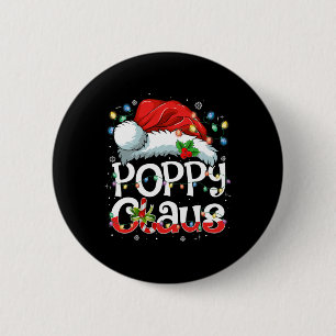 Macaron Rond 5 Cm Poppy Claus Xmas Père Noël Correspondre Famille No