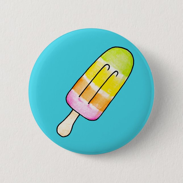 Macaron Rond 5 Cm Popsicle (Devant)