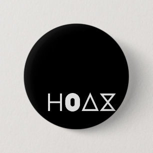 Macaron Rond 5 Cm POPtRONiKA - HOAX - LOGO