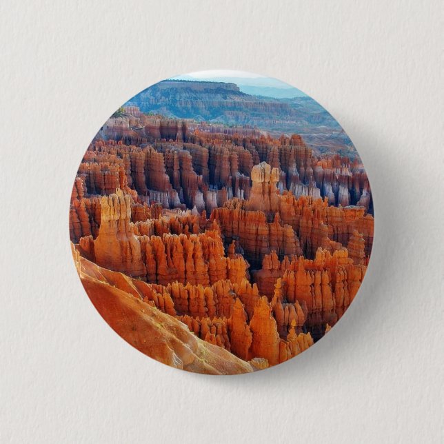 Macaron Rond 5 Cm Porte-malheurs de canyon de Bryce (Devant)
