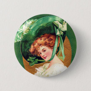 Macaron Rond 5 Cm Porter Le Bouton Vert