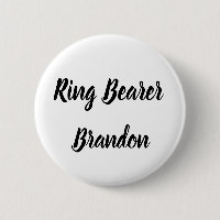 Porteur de bague Noir Nom personnalisé Cadeaux Mar
