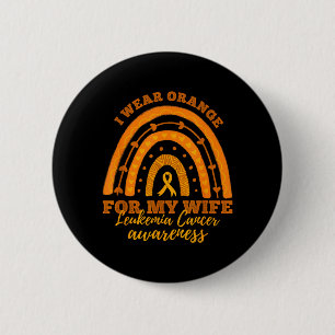 Macaron Rond 5 Cm Portez Orange Pour La Sensibilisation Au Cancer De
