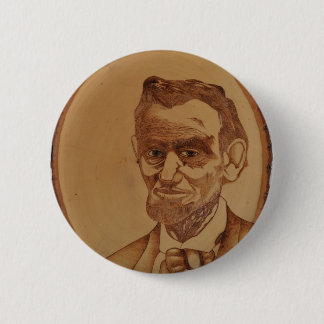 Macaron Rond 5 Cm Portrait d'Abraham Lincoln