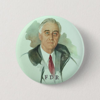 Macaron Rond 5 Cm Portrait de FDR