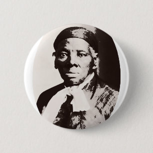 Macaron Rond 5 Cm portrait d'Harriet Tubman