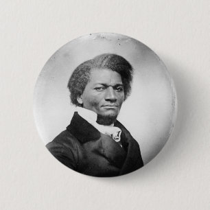 Macaron Rond 5 Cm Portrait Frederick Douglass ~ 1847
