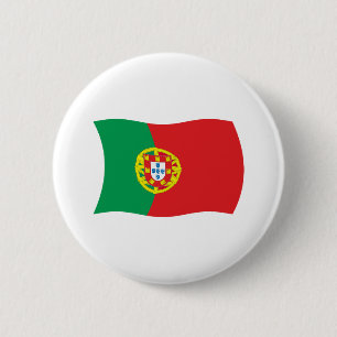 Macaron Rond 5 Cm Portugal Flag Button