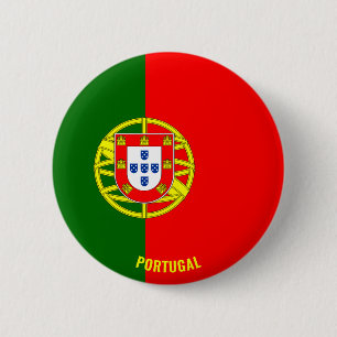 Macaron Rond 5 Cm Portugal Flag Charming Patriotic