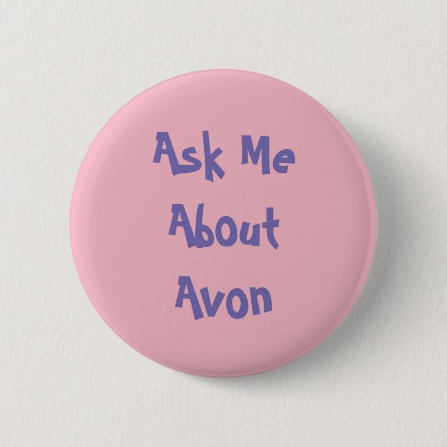 Macaron Rond 5 Cm Poser une question sur le bouton Avon (Devant)