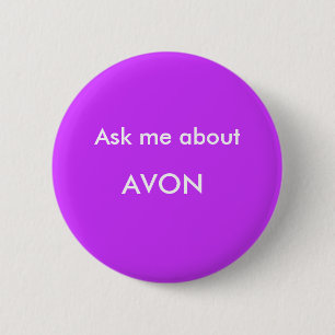 Macaron Rond 5 Cm Posez-moi la question, AVON