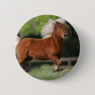 Macaron Rond 5 Cm Position miniature de cheval