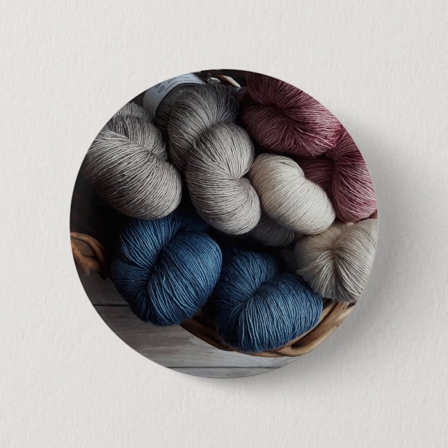 Macaron Rond 5 Cm Pots de fils d'artisanat en panier (Devant)