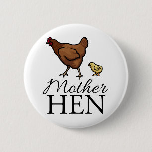 Macaron Rond 5 Cm Poule de mère