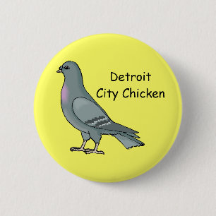 Macaron Rond 5 Cm Poulet de ville de Detroit