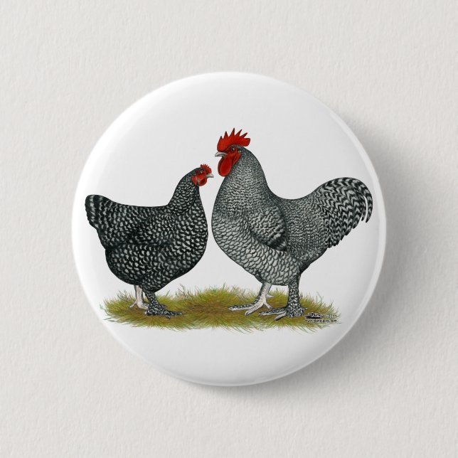 Macaron Rond 5 Cm Poulets de Maline (Devant)