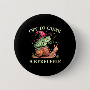 Macaron Rond 5 Cm Pour causer une agitation Grenouille de sorcier fa