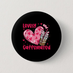 Macaron Rond 5 Cm Pour être charmante et caféinée, la Saint-Valentin