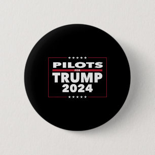 Macaron Rond 5 Cm Pour les pilotes républicains du président Trump 2