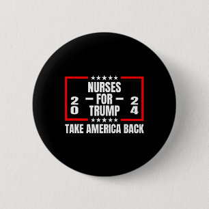 Macaron Rond 5 Cm Pour Trump 2024 Reprenez l'Amérique