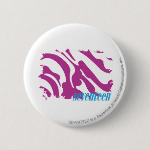 Macaron Rond 5 Cm Pourpre 3 de zèbre