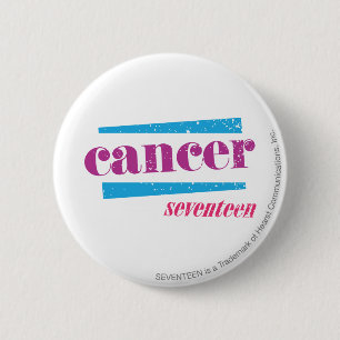 Macaron Rond 5 Cm Pourpre de Cancer