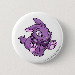 Macaron Rond 5 Cm Pourpre de Cybunny