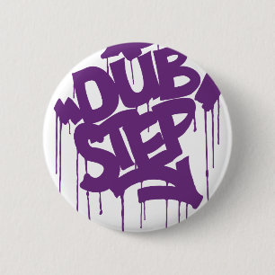 Macaron Rond 5 Cm Pourpre de Dubstep FatCap Kush