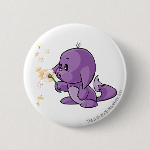 Macaron Rond 5 Cm Pourpre de Kacheek