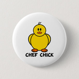 Macaron Rond 5 Cm Poussin de chef