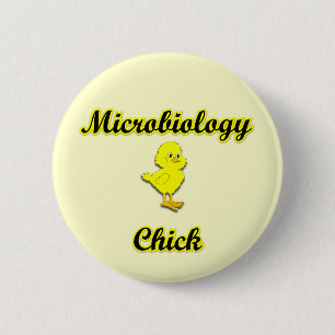Macaron Rond 5 Cm Poussin de microbiologie