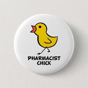Macaron Rond 5 Cm Poussin de pharmacien