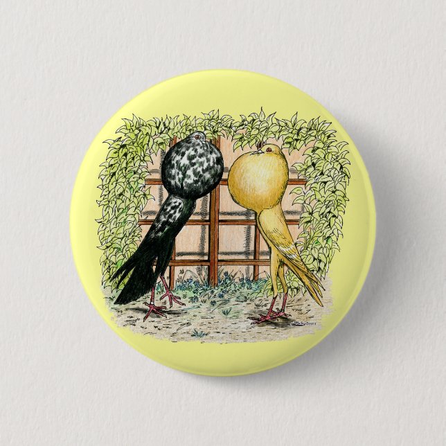 Macaron Rond 5 Cm Pouter :  Brunners (Devant)