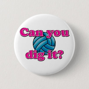 Macaron Rond 5 Cm Pouvez-vous le creuser ? Volleyball !
