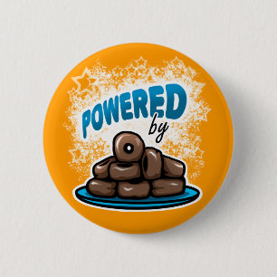 Macaron Rond 5 Cm Powered by Little Chocolate Donuts bouton