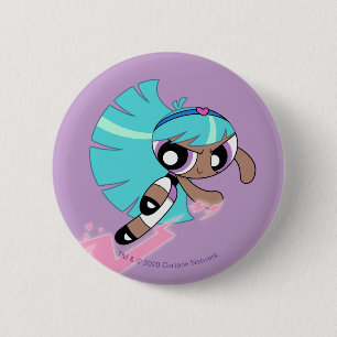 Macaron Rond 5 Cm Powerpuff Girls Bliss